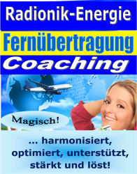 Radionik-Energie-Fernübertragung für 12 Monate plus Coaching!